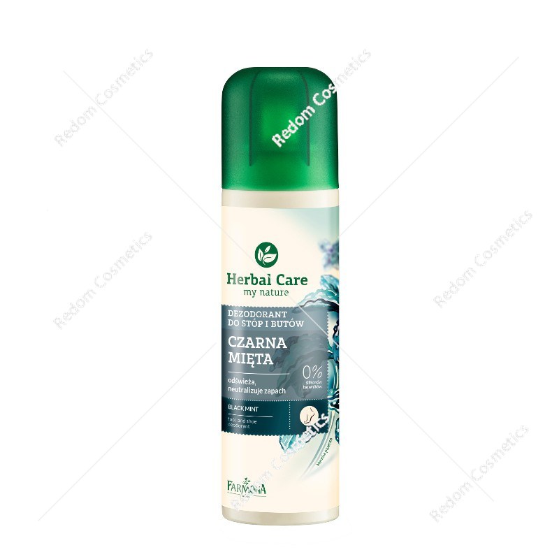 Farmona Herbal Care dezodorant do stóp i butów czarna mięta 150ml