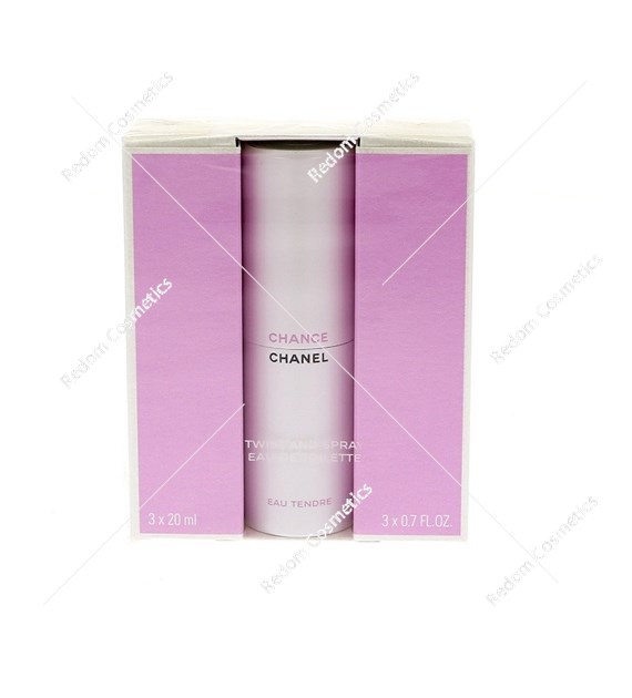 Chanel Chance Eau Tendre women woda toaletowa 3 X 20 ml