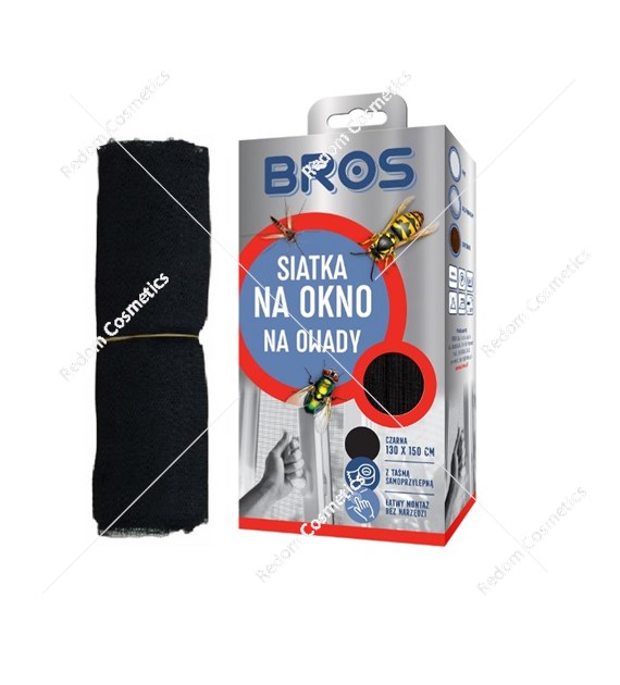 Bros siatka na okno 130 x 150 czarna