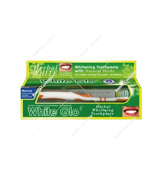 White Glo pasta do zębów ziołowa 100 ml