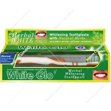White Glo pasta do zębów ziołowa 100 ml