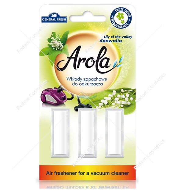 General Fresh Arola wkłady zapachowe do odkurzacza konwalia 3 sztuki