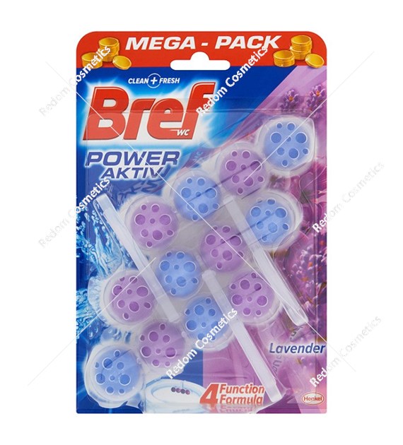 BREF Power Aktiv Fresh zawieszka do WC 3x50g Lavenda