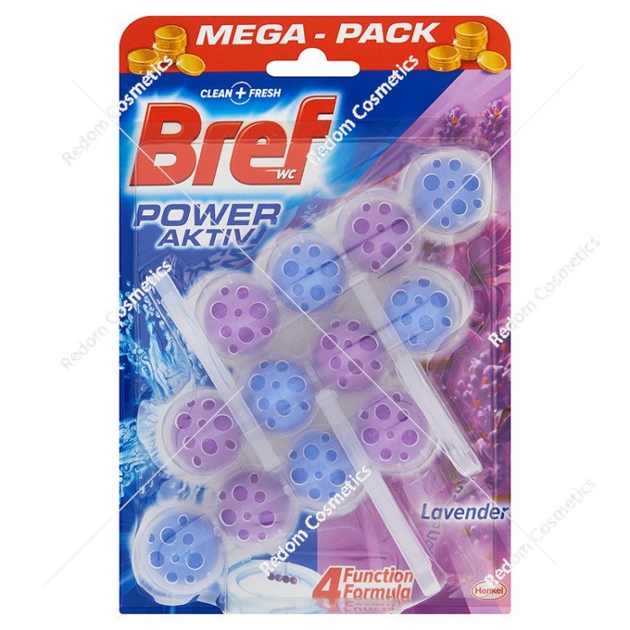 BREF Power Aktiv Fresh zawieszka do WC 3x50g Lavenda