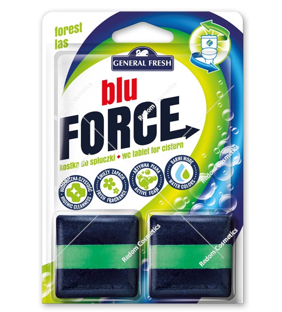 General Blue Force kostka do spłuczki podwójna Las
