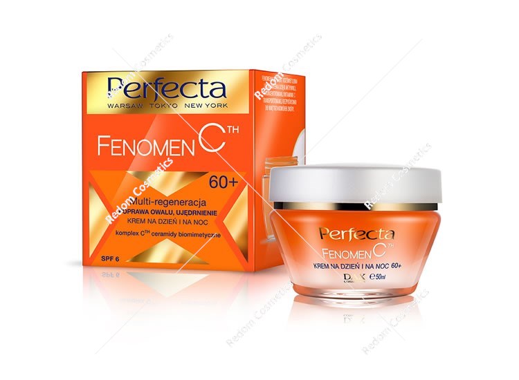 Dax Perfecta Fenomen C Multi-regeneracja poprawa owalu, ujędrnienie  krem na dzień i na noc 60+ SPF 6 50ml