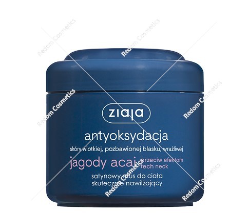 Ziaja acai satynowy mus do ciała skutecznie nawilżający 200ml.
