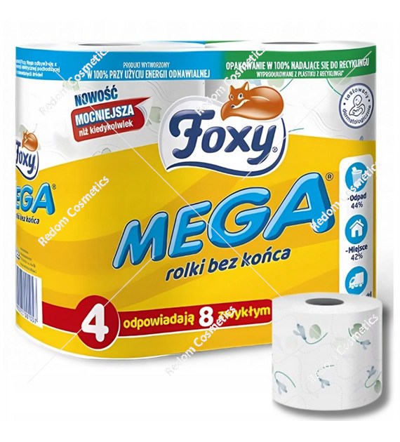 Foxy Mega papier toaletowy 4 rolki