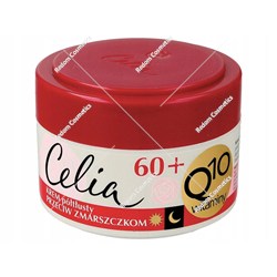 Celia krem przeciwstarzeniowy Q10 60+ do twarzy 0 SPF dzień i noc 50 ml