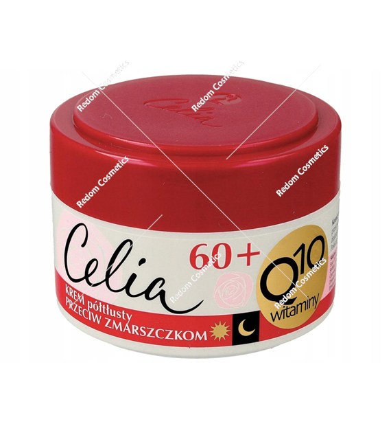 Celia krem przeciwstarzeniowy Q10 60+ do twarzy 0 SPF dzień i noc 50 ml