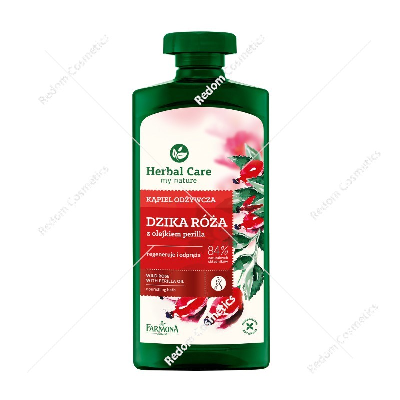 Farmona Herbal Care kąpiel odżywcza Dzika Róża olejkiem perilla 500ml