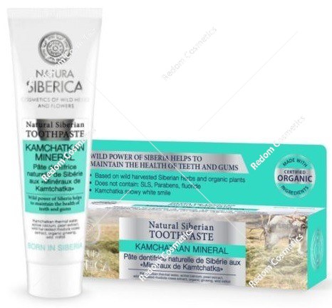 Natura Siberica pasta do zębów minerały Kamczatki 100g