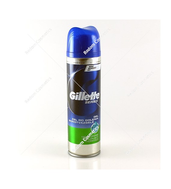 Gillette Series żel do golenia nawilżający z masłem kakaowym 200 ml