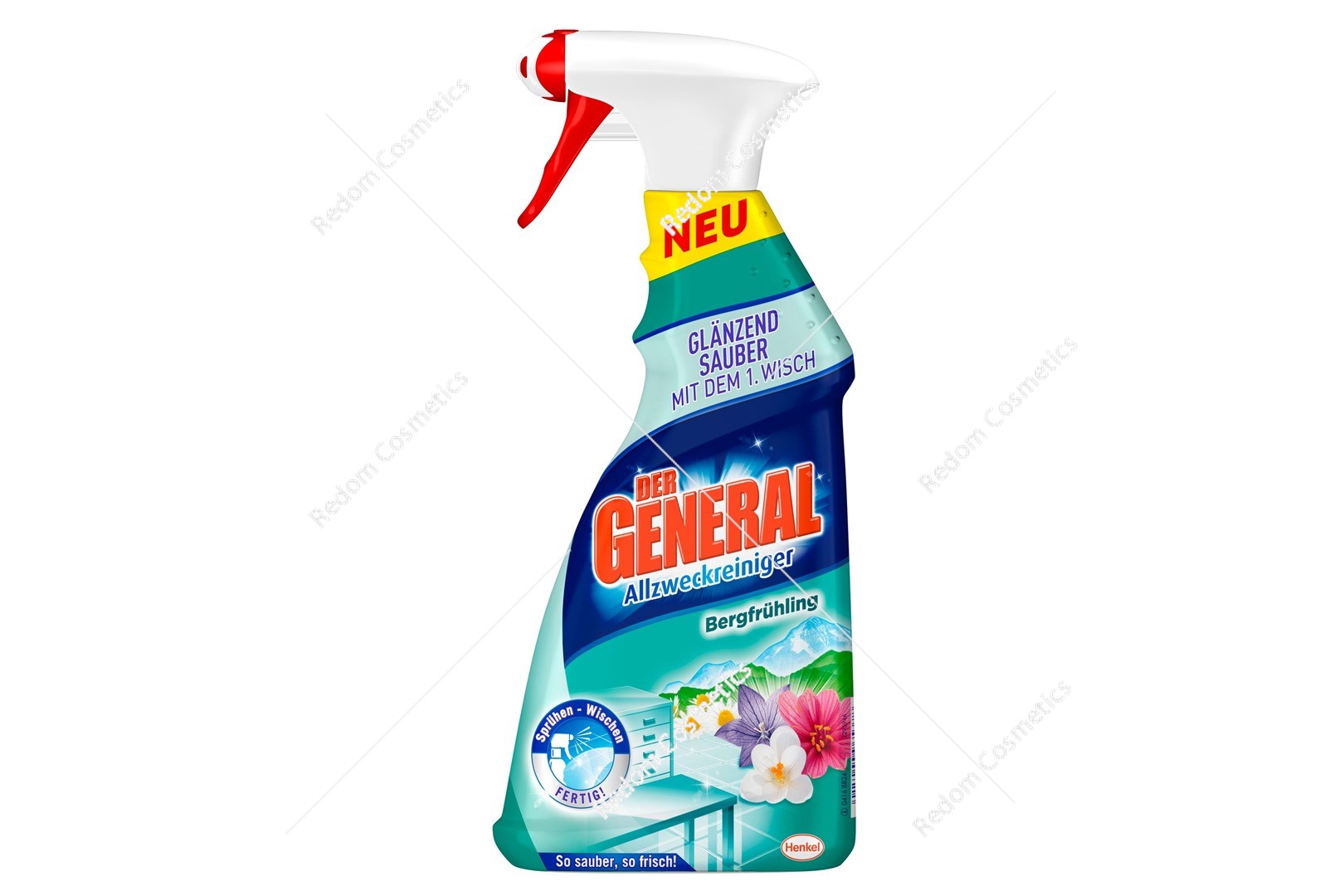 Der General uniwersalny płyn czyszczący 500ml spray  Wiosenne kwiaty 