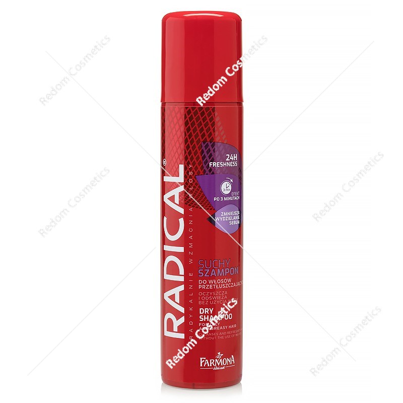 Farmona RADICAL suchy szampon do włosów tłustych EKSTRA ŚWIEŻOŚĆ 180ml