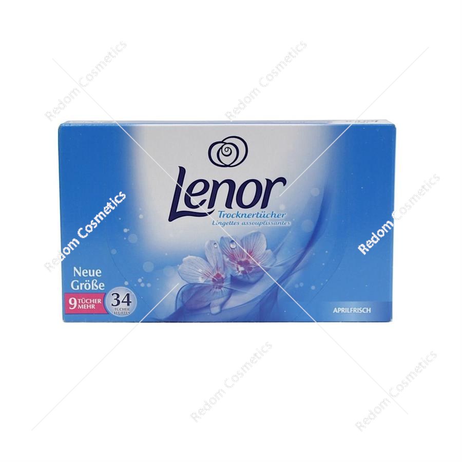 Lenor chusteczki zapachowe do suszarki 34 sztuki Aprilfrisch