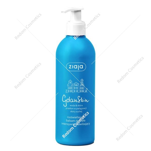 Ziaja Gdanskin rozświetlający balsam do ciała intensywnie nawilżający 300ml