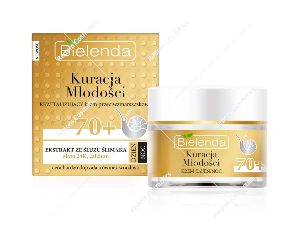 Bielenda kuracja młodości rewitalizujący krem przeciwzmarszczkowy 70+ dzień/noc 50ml