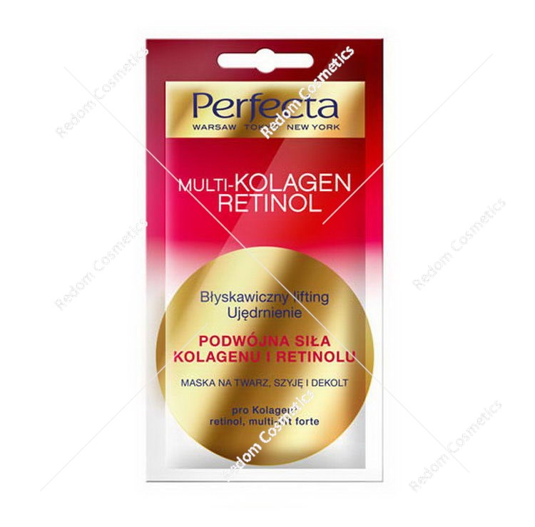 Dax Perfecta Multi Kolagen-Retinol maska na twarz,szyję i dekolt