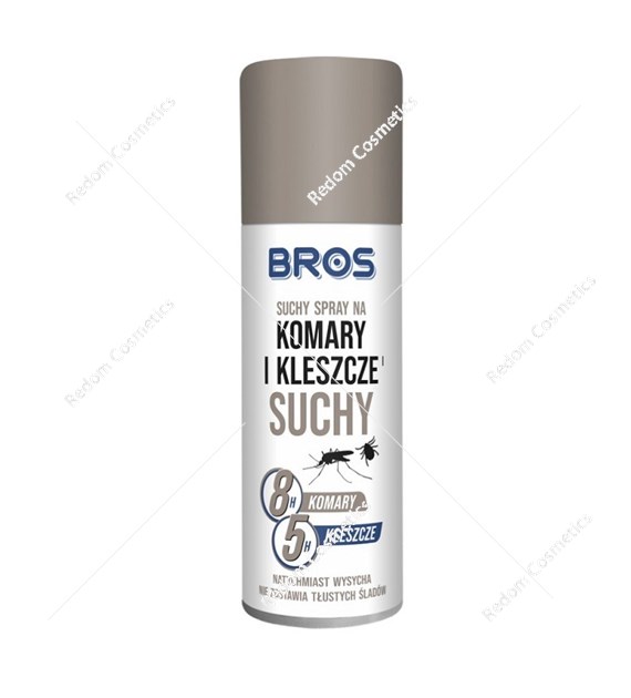 Bros suchy spray na komary i kleszcze 90 ml