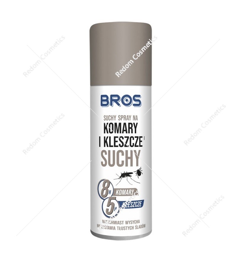 Bros suchy spray na komary i kleszcze 90 ml