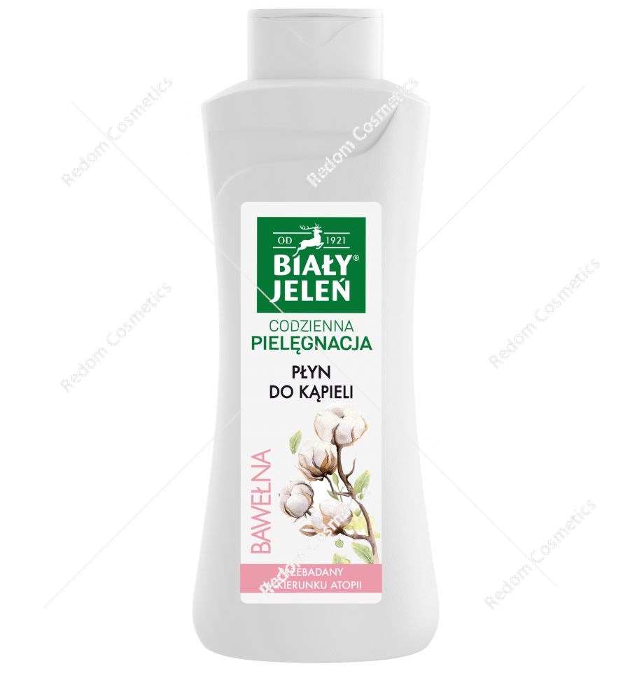 Biały Jeleń płyn do kąpieli i pod prysznic Bawełna 750ml