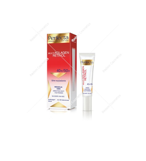 DaxPerfecta Multi-Kolagen Retinol krem pod oczy i na powieki na dzień i na noc 40+/50+ 15ml