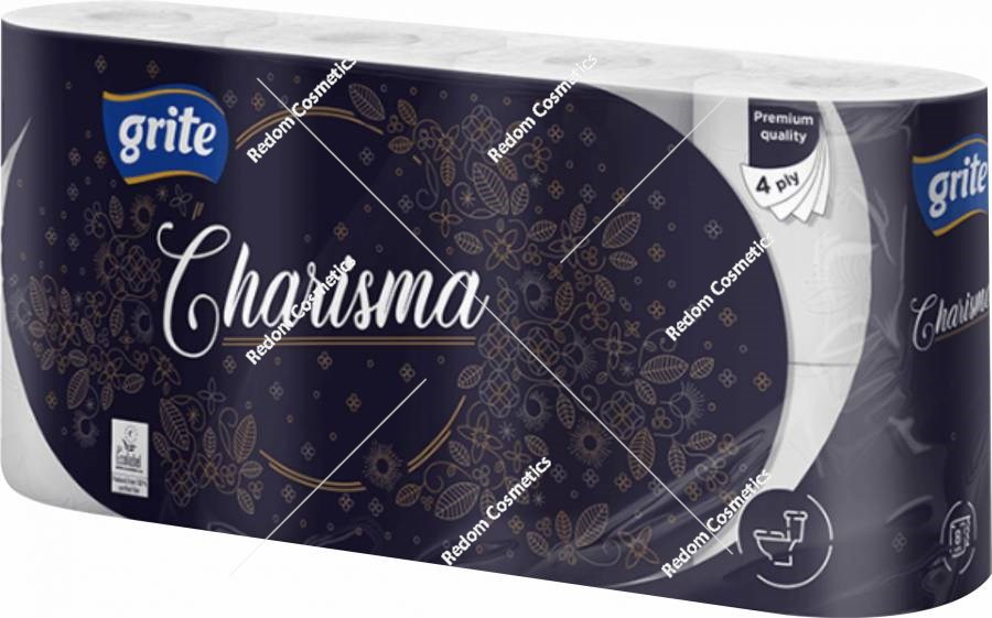 Grite Charisma papier 8 rolek  4 warstwy