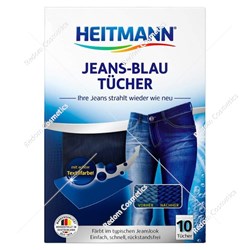 Heitmann Chusteczki przywracające kolor do jeansu 10 sztuk