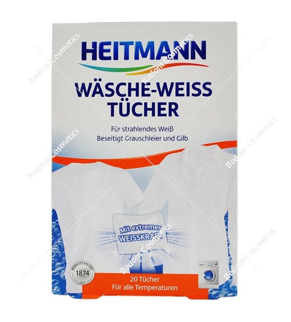 Heitmann Chusteczki wybielające 20 sztuk