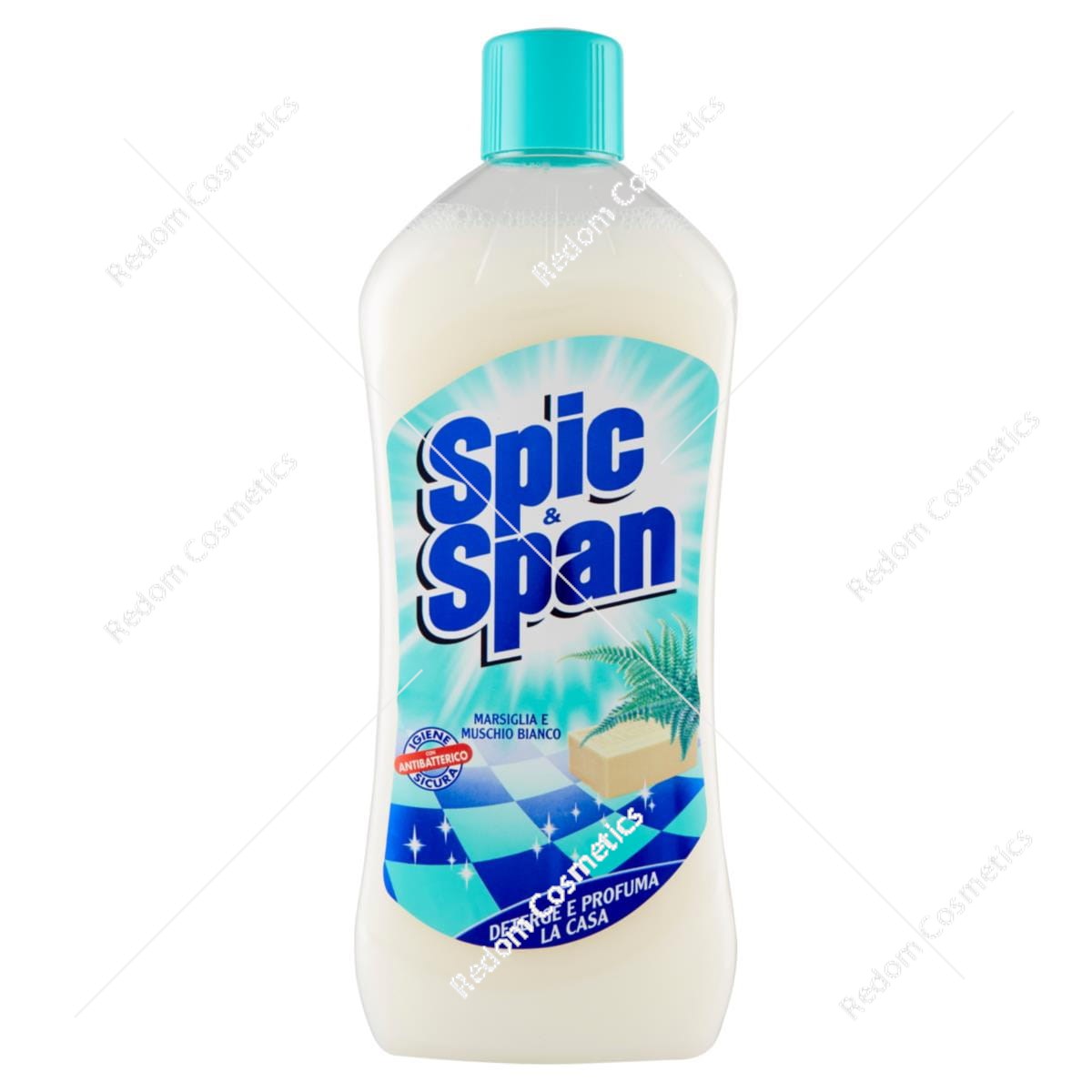 Spic&Span płyn do podłóg 1L. Mydło Marsylskie & Białe Piżmo