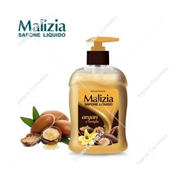 Malizia mydło w płynie argan i wanilia 300 ml pompka