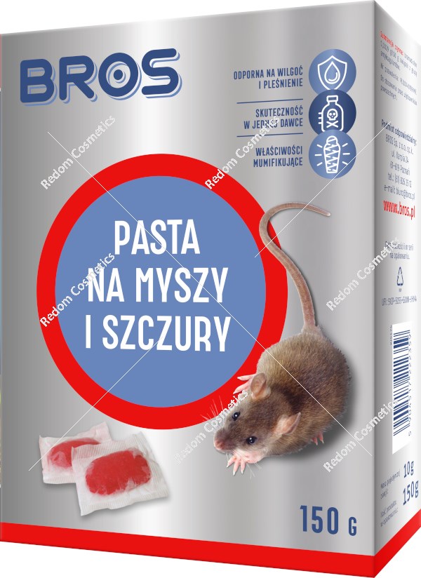 Bros pasta na myszy i szczury 150 g