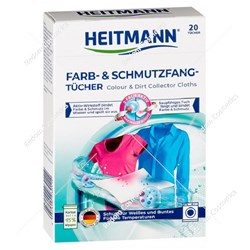 Heitmann Farb&Schmutz chusteczki wyłapujące kolor 20 sztuk