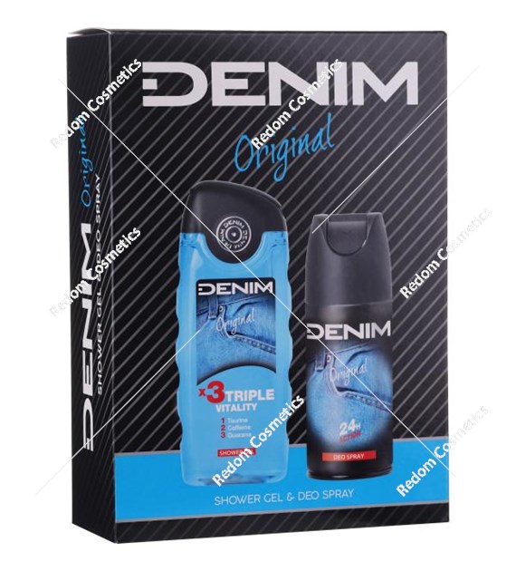 Denim Original zestaw dezodorant 150 ml + żel pod prysznic 250 ml