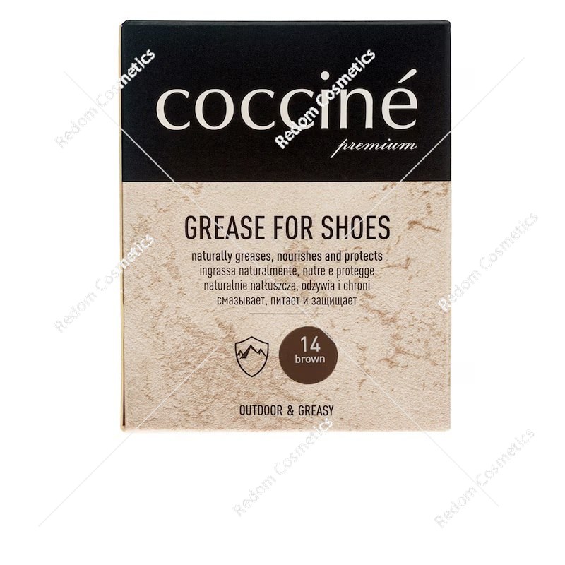 Coccine tłuszcz ochronny do butów 50 ml brązowy