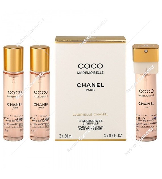 Chanel Coco Mademoiselle woda perfumowana 3x20 ml zapas