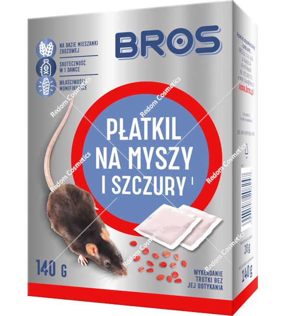 Bros płatki na myszy 140 g