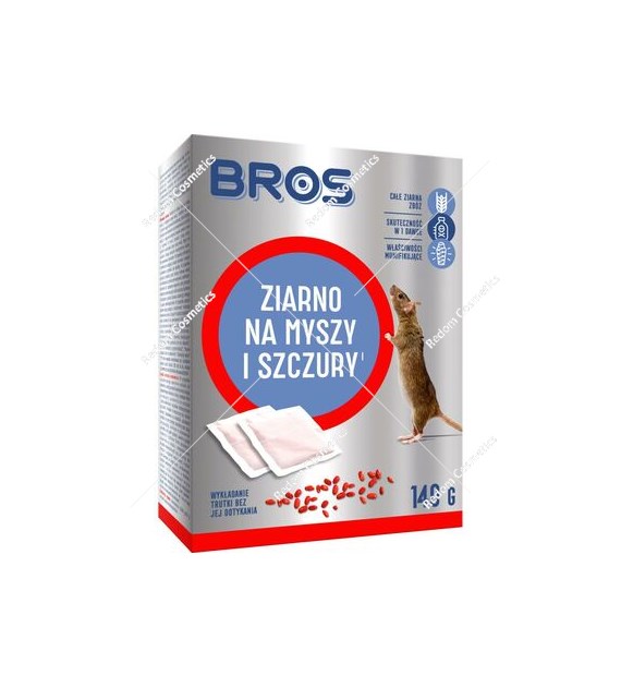 Bros ziarno na myszy i szczury 140 g