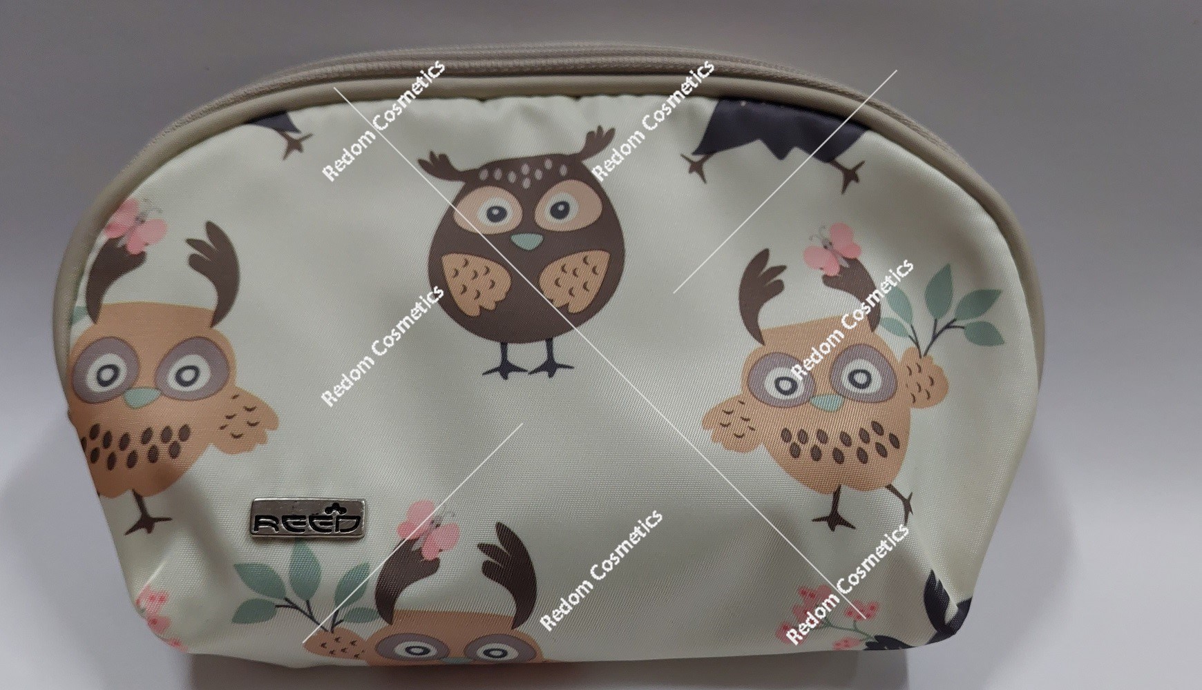 Reed 7350  kosmetyczka mała owal Sowa