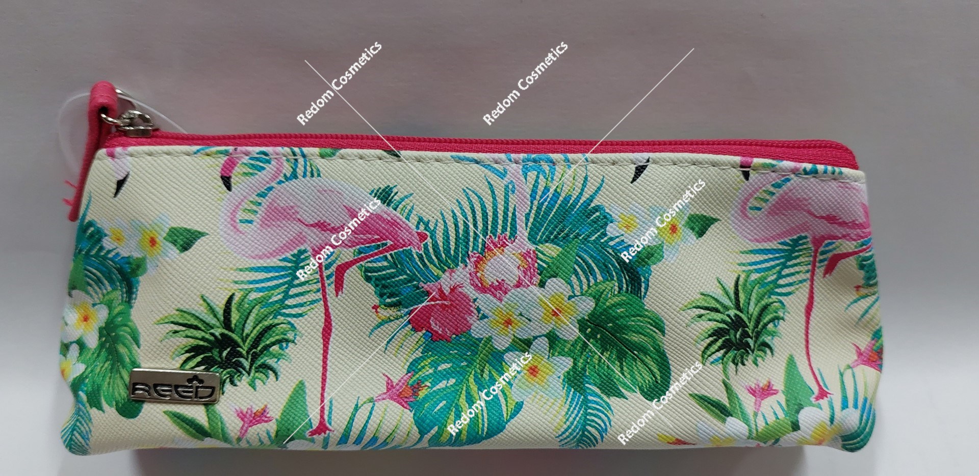 Reed 7067 kosmetyczka mała prosta Flamingi