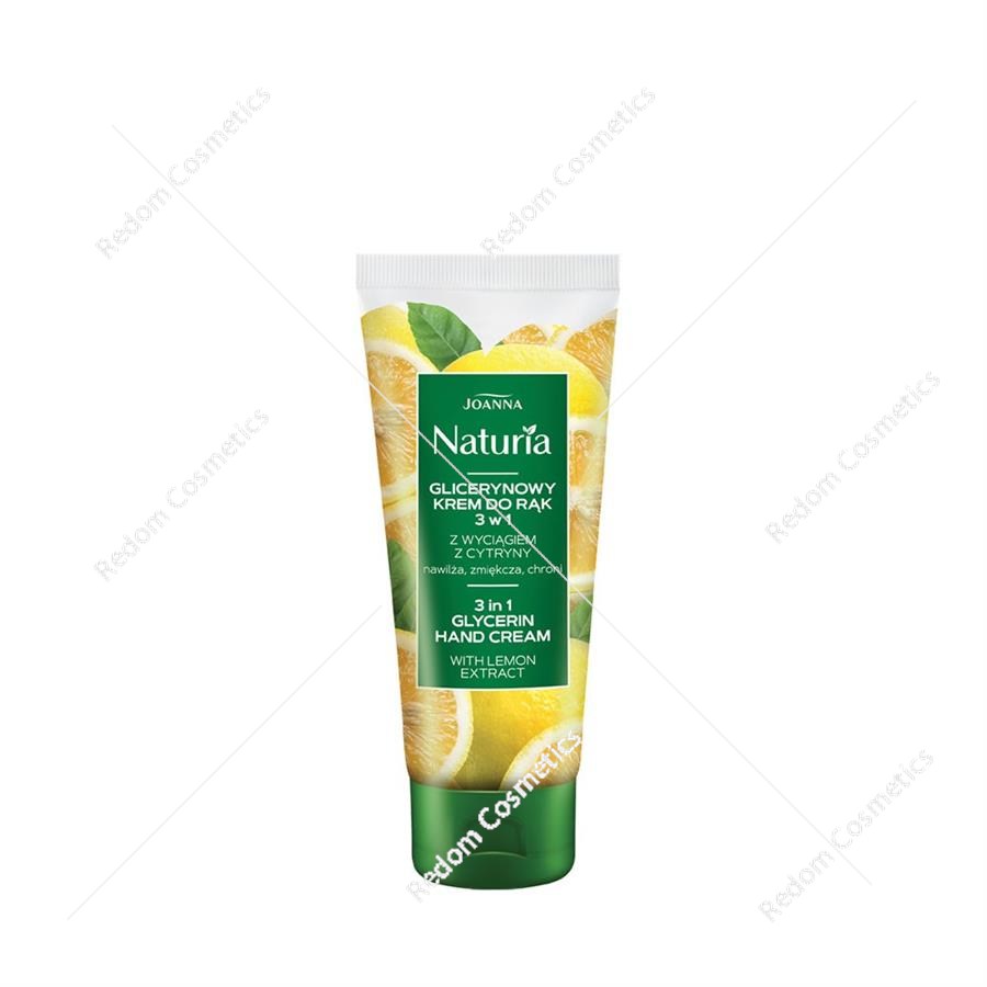 Joanna Naturia glicerynowy krem do rąk z wyciągiem z cytryny 100ml