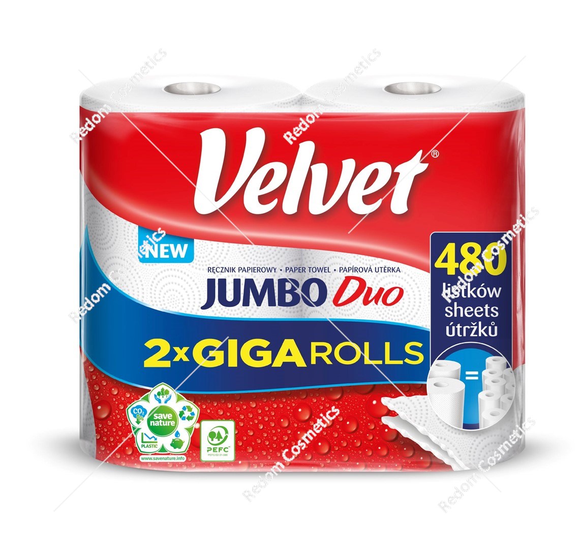 Velvet Jumbo Duo ręcznik papierowy  2 rolki