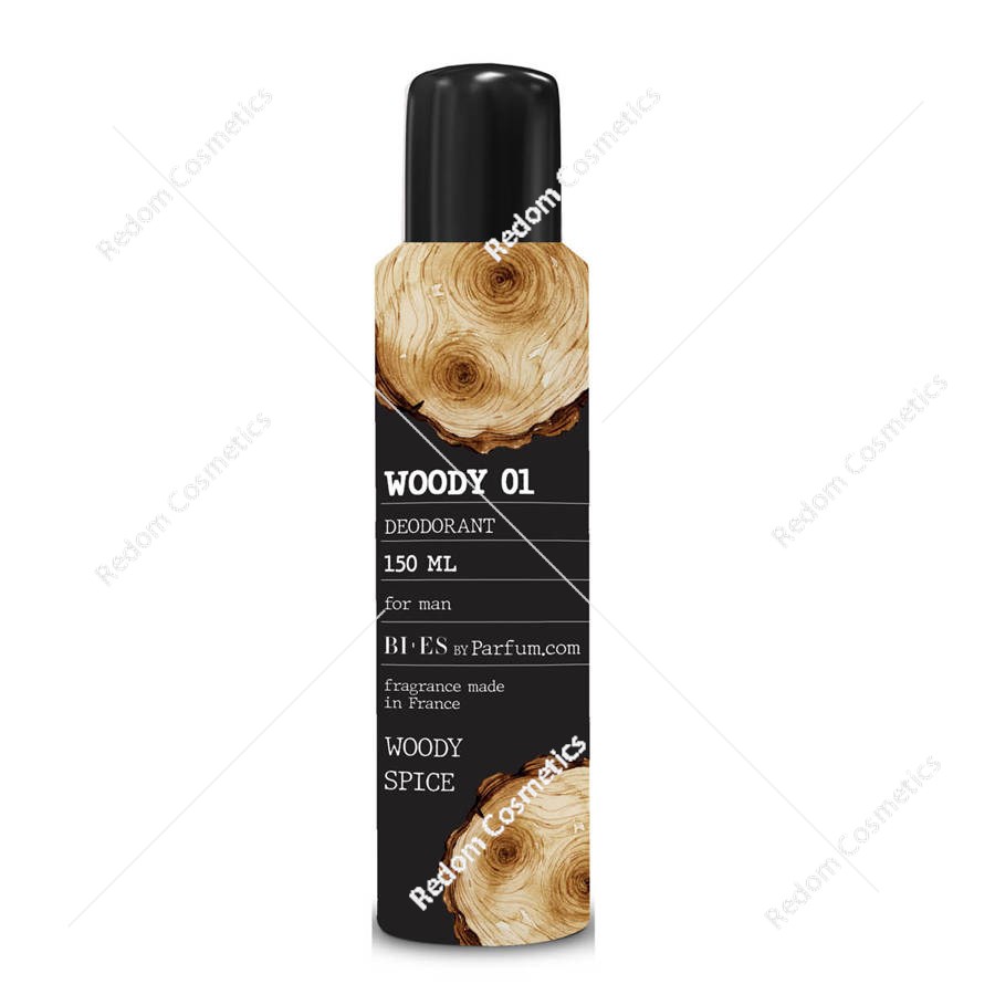 Bi-es 01 Men Woodyi dezodorant męski 150 ml spray