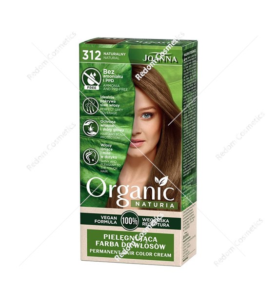 Joanna NATURIA ORGANIC Vegan Farba Naturalny 312