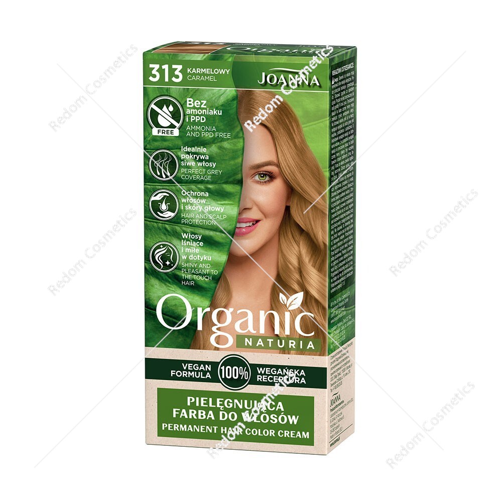 Joanna NATURIA ORGANIC Vegan Farba Karmelowy 313