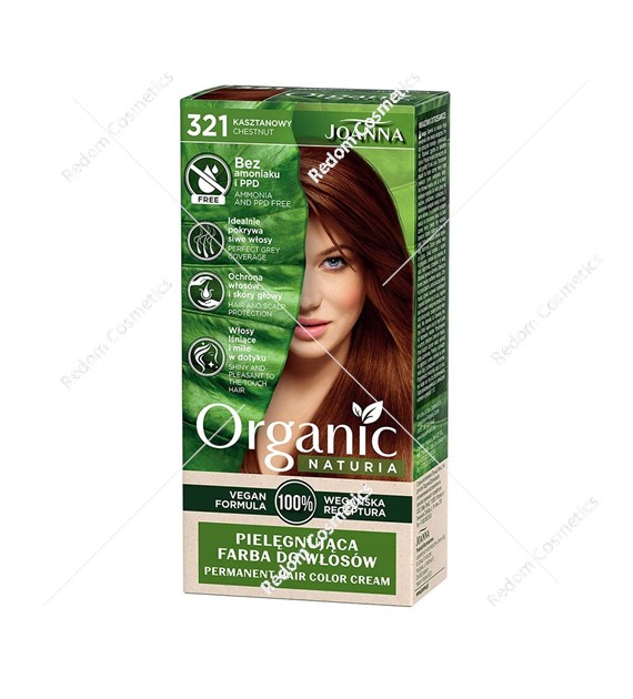 Joanna NATURIA ORGANIC Vegan Farba Kasztanowy 321