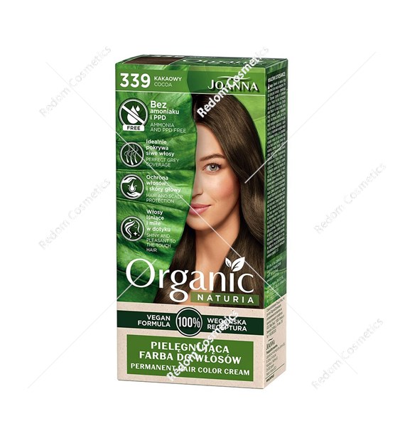 Joanna NATURIA ORGANIC Vegan Farba Kakaowy 339