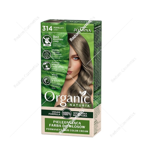 Joanna NATURIA ORGANIC Vegan Farba Popielaty 314