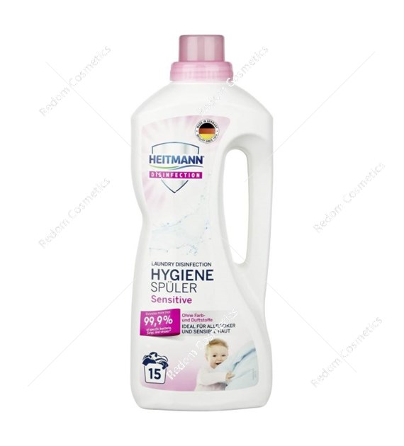 Heitmann higieniczny płyn do zmiękczania tkanin sensitive 1250ml